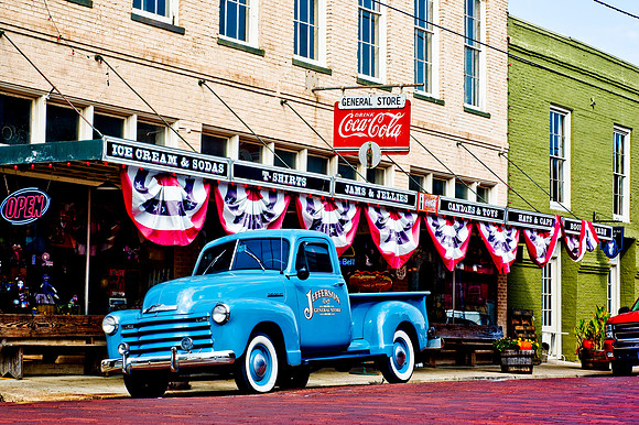 Famous Blue Truck